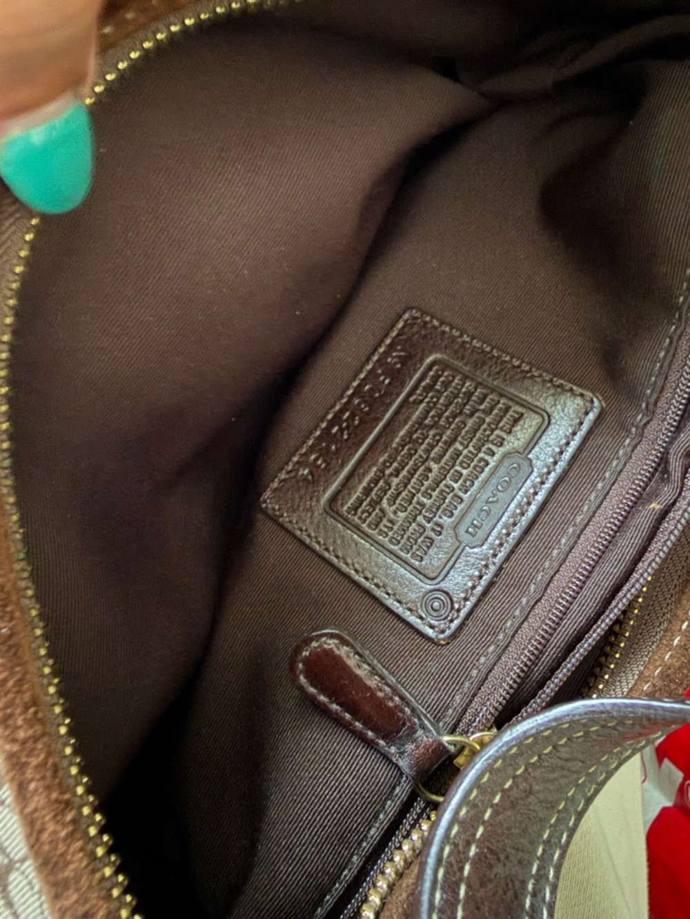 Coach Brown/Tan Signature Jacquard soho Shoulder Bag - Picture 11 of 16